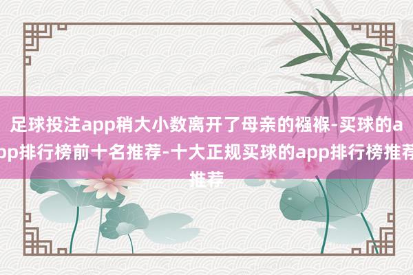 足球投注app稍大小数离开了母亲的襁褓-买球的app排行榜前十名推荐-十大正规买球的app排行榜推荐